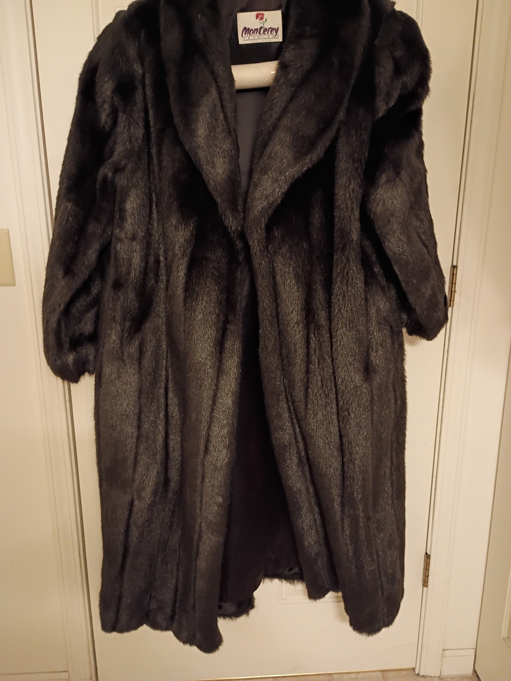 Monterey Women's Black Faux Fur Coat